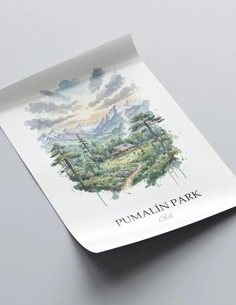 Chile Pumalín Park Poster - Image 2