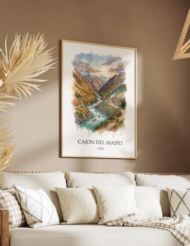 Chile Cajón del Maipo Poster - Image 3