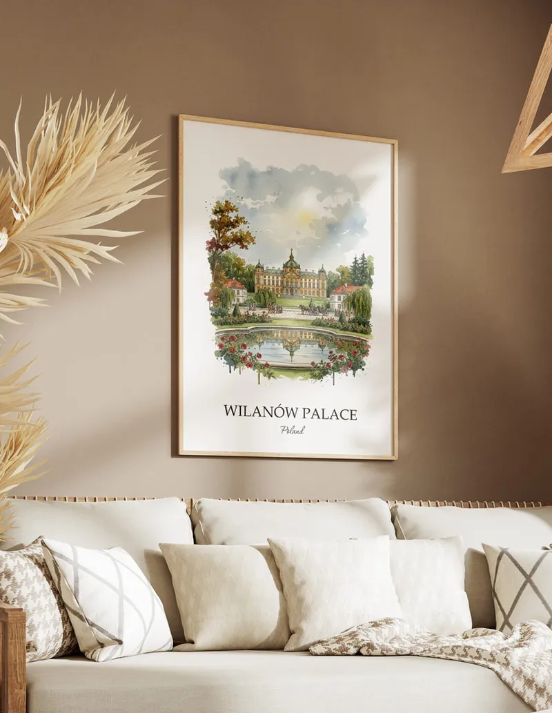 Poland Wilanów Palace Poster - Image 3