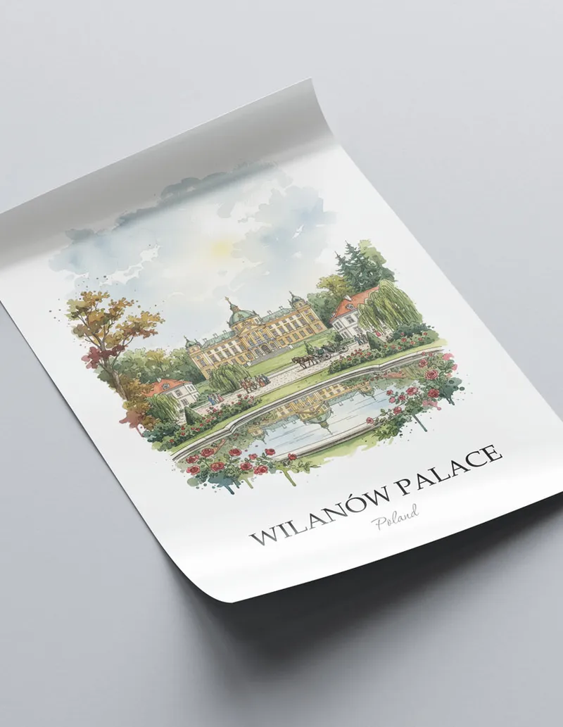 Poland Wilanów Palace Poster - Image 2