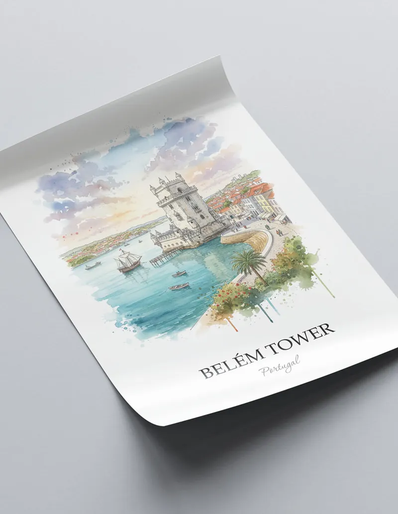 Portugal Belém Tower Poster - Image 2