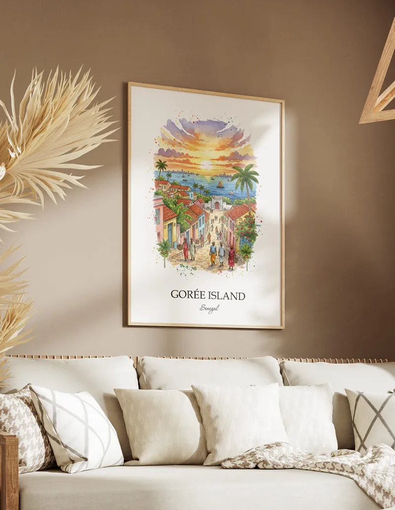 Senegal Gorée Island Poster - Image 3