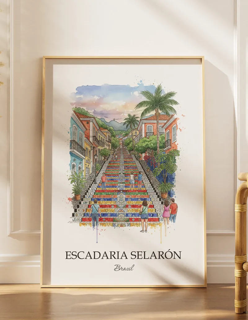 Saudi Arabia Edge of the World Poster